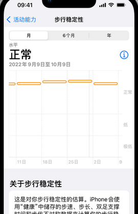 封开iPhone手机维修如何在iPhone开启'步行稳定性通知'