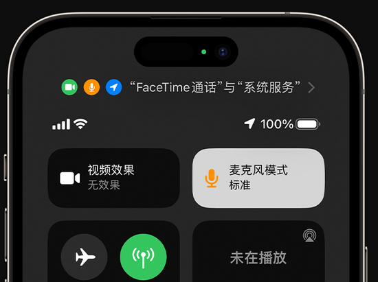 封开苹果授权维修网点分享iPhone在通话时让你的声音更清晰 