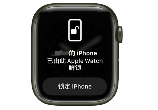 封开苹果手机维修分享用 AppleWatch 解锁配备面容 ID 的 iPhone方法 