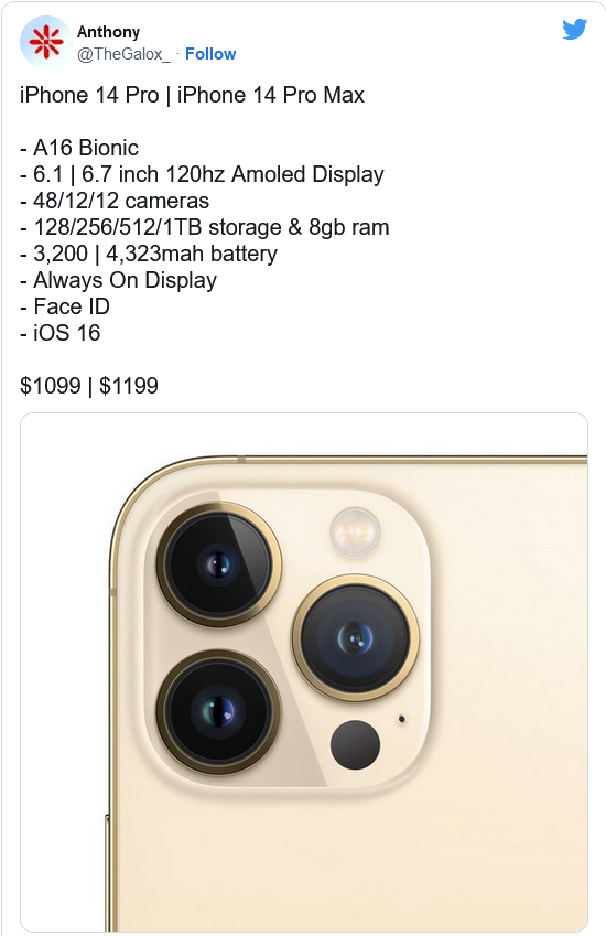 封开苹果14维修分享iPhone 14全系涨价 