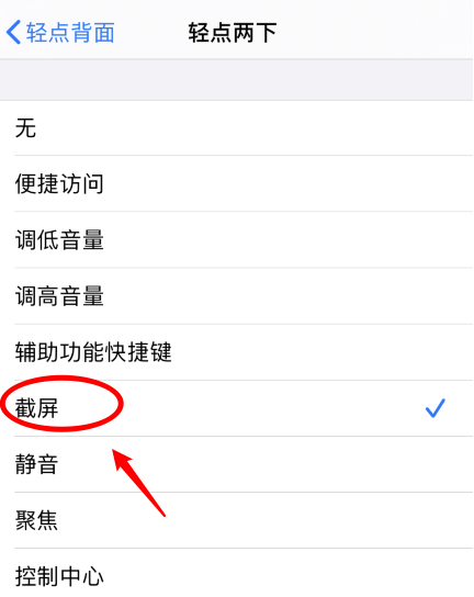 封开苹果手机维修分享iPhone12如何启用双击截屏 