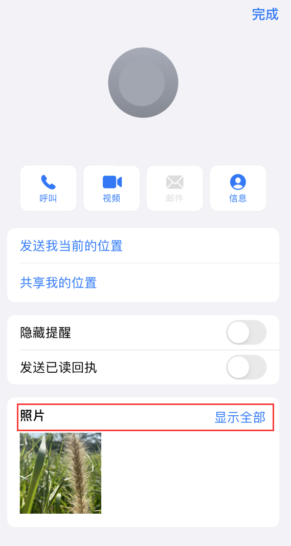 封开苹果手机维修分享如何快速查找 iMessage 信息中的图片等附件 